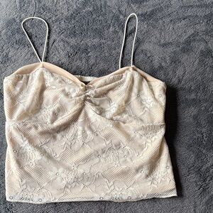 Wild Fable Cream Lace Camisole